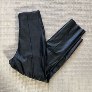 H&M vegan leather black pants.